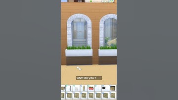 NEW CURVE WINDOW in sims 4 (window tips and idea)#sims4shorts #sims4ideas #sims4window