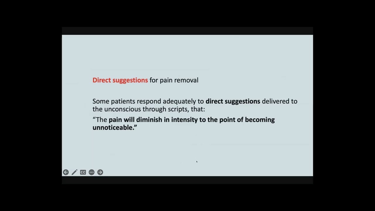 Dr Sumitra  : Approaches in hypnosis for cancer treatment