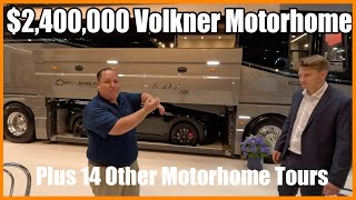 EUROPE EDITION Episode 2  Volkner Motorhome $2.4 Million Dollars and MORE!