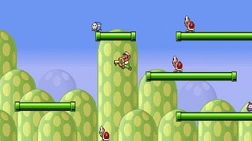 Super Mario ReInvent (SMR, SMBX) v1.1 (Preview Build) Gameplay - The Invasion (Part 2 with Luigi)