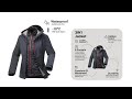 WOMEN'S hiking 3-in-1 waterproof jacket SH500 Mountain -10°