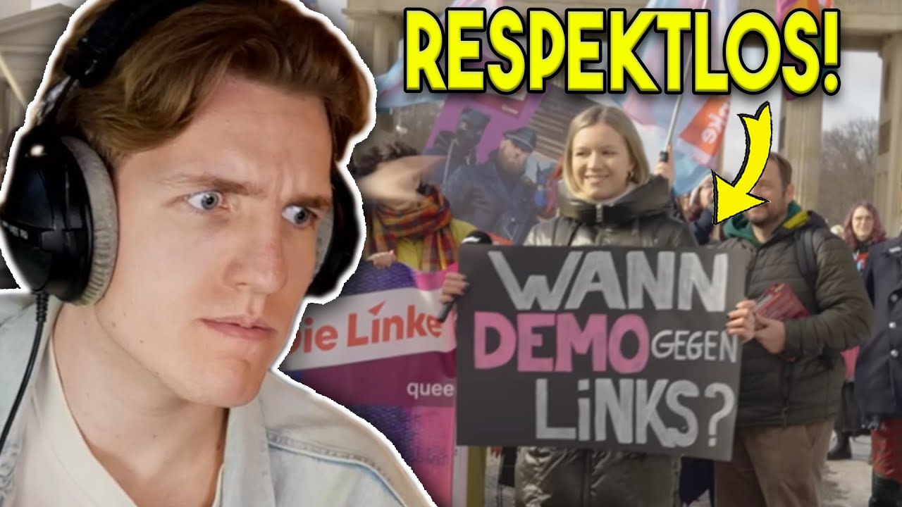 EinGollan mit RESPEKTLOSEM PLAKAT auf Winter-CSD...🙄