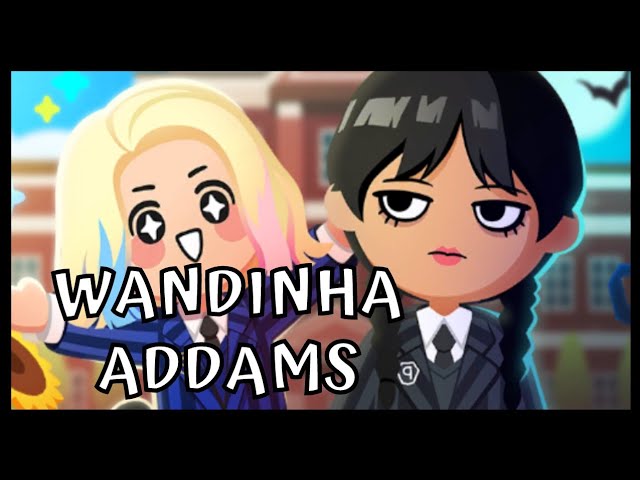 Transformei um Avatar do Roblox na Wandinha Addams 