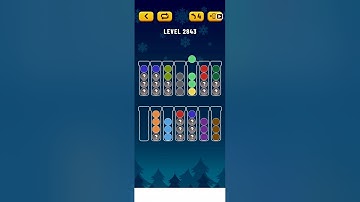 Ball sort level 2843