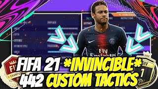 FIFA 21 *SUPER OVERPOWERED* 442 BEST CUSTOM TACTICS/INSTRUCTIONS (UPDATED!) - FUT 21