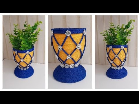 🔊 Всего лишь БЕЛЬЕВОЙ ШНУР, а какая красота получилась 🤩 Поделки своими руками
