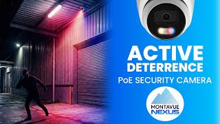 MNT 8 301 Montavue Nexus Active Deterrence PoE Turret Camera