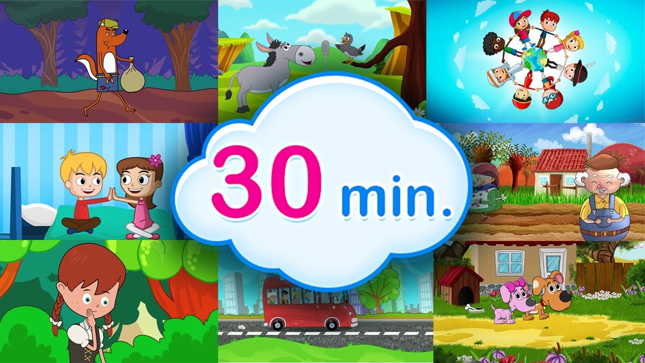 🎶  Vaikų dainelių mišinys 💫 30 min trukmės -Dainų Karuselė.TV