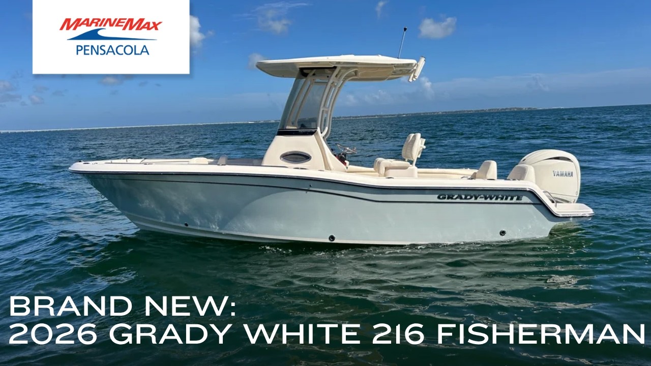 2026 Grady White 216 Fisherman | MarineMax Pensacola - YouTube