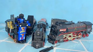 Unboxing mainan kereta api Hero robot,Train classical,train railway steam menjalankan