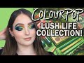 COLOURPOP LUSH LIFE COLLECTION REVIEW AND TUTORIAL