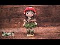 Celia the toadstool   part 1  arms shoes and legs body