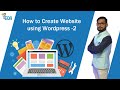 How to create website using wordpress in 2023 part 2  easy digi academy