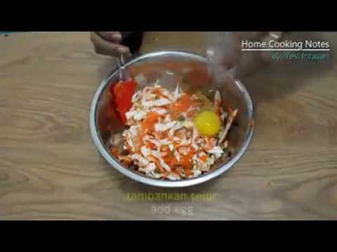 Indonesia Recipe | Bakwan sayur - YouTube