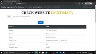 Website Legitimacy and Automated Fact Checking