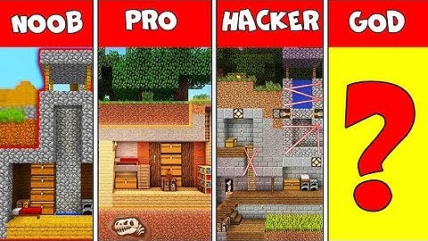 NOOB vs PRO vs HACKER vs GOD : SECRET BASE in Minecraft ! AVM SHORTS Animation