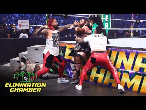 Usos unleash vicious assault on Viking Raiders: WWE Elimination Chamber 2022 (WWE Network Exclusive)