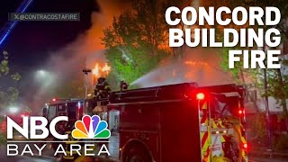 2alarm fire destroys Concord vacant building