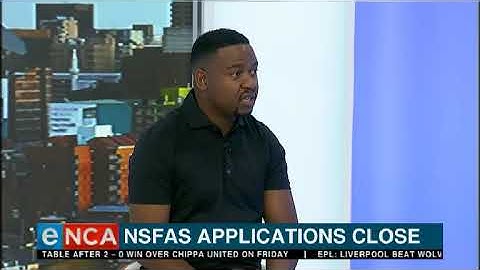NSFAS 2019 funding application process has closed