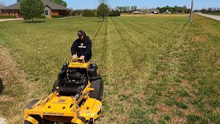 HUSTLER SUPER SF 60 First Mow Of The Year On This Acreage Country Property