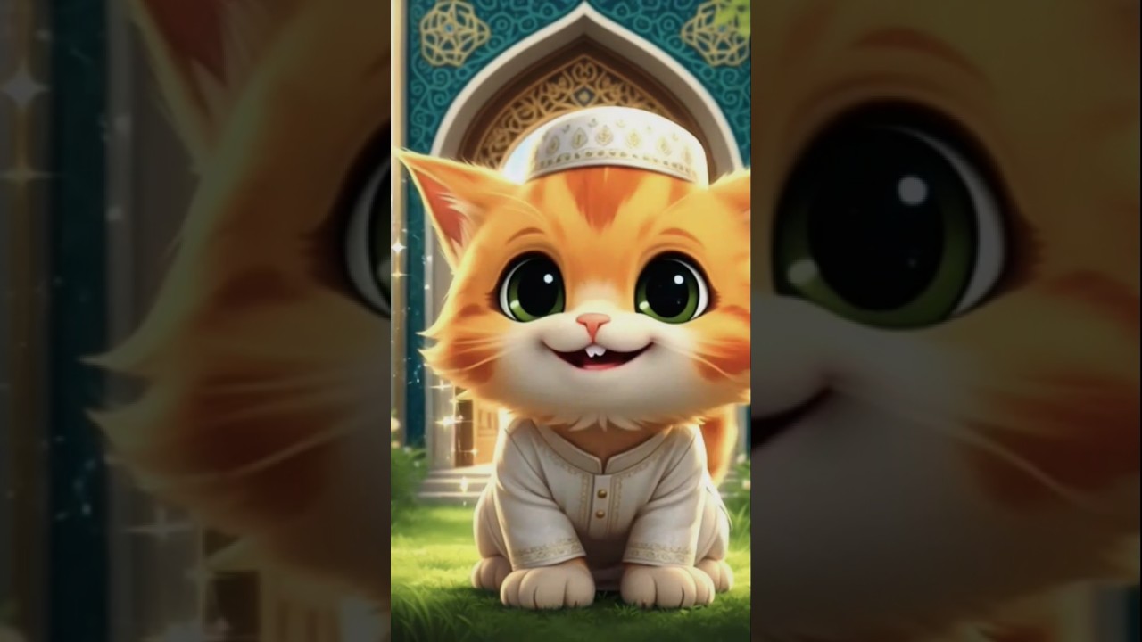 Ramadan Mubarak 💝🕊️#kitten #ramadan
