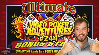 Deuces Wild Bonus Ultimate X Bonus Streak Today For Matt! Video Poker Adventures 244 screenshot 2
