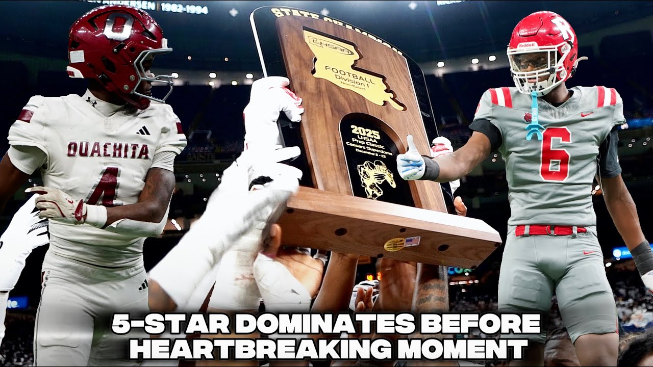 5-star Ahmad Hudson DOMINATES Before HEARTBREAKING Moment in Title Game 💔 | #1 Ruston v #14 Ouachita