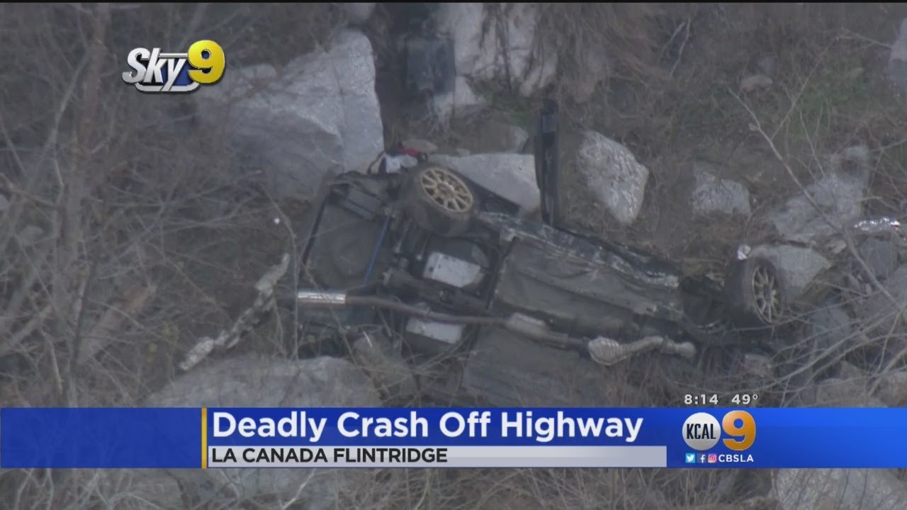 Driver Killed When Car Goes Over Embankment And Plunges 200 Feet - YouTube
