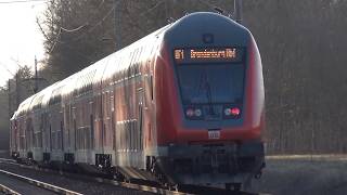 RE1 with DB 182 011 passes the level crossing  #re1 #182 #trainspotting