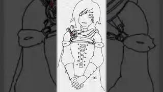 Ruby Rose from RWBY drawing