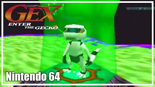 Gex 64: Enter The Gecko 100% Nintendo 64 Walkthrough (Pain in The Asteroid)