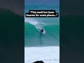 “We’ve never seen anything so powerful here.” - Italian pro surfer, Roberto D’amico.