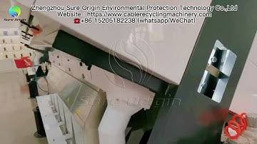 Mixed plastics color sorting recycling machineOptical sorting for mixed color material