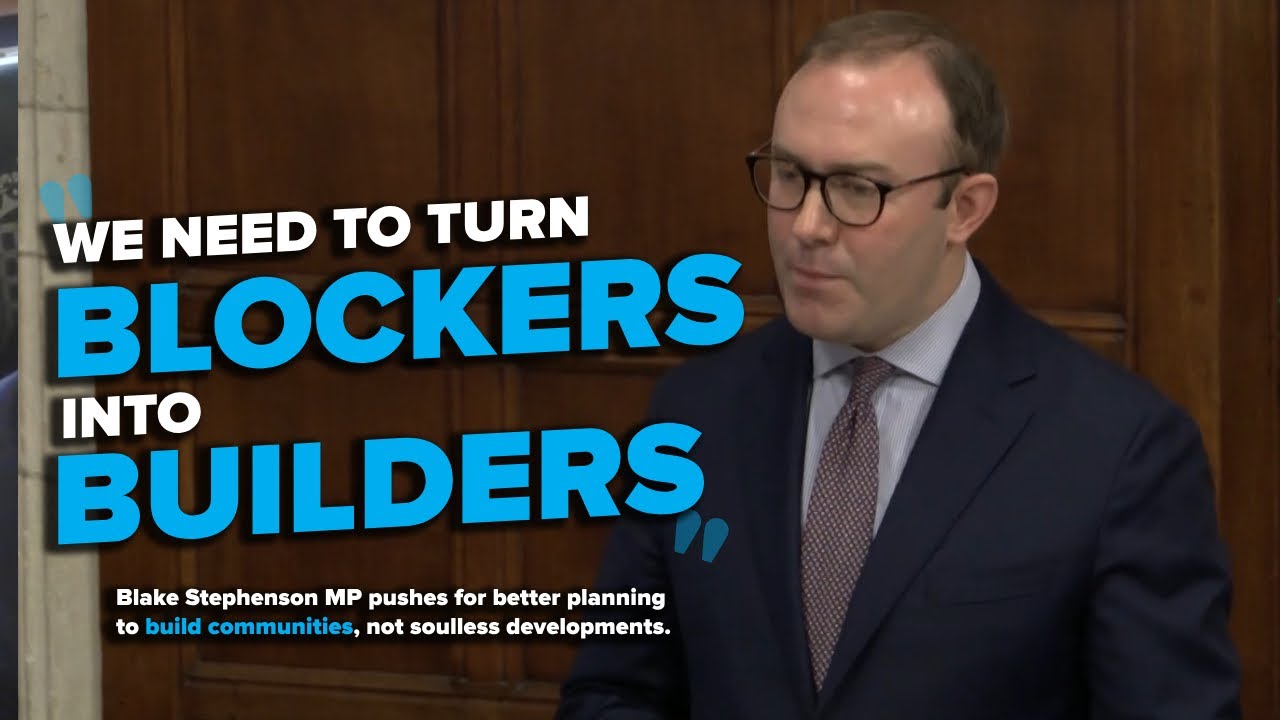 Blake Stephenson MP Leads Debate On Planning And Development In Bedfordshire