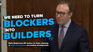 Blake Stephenson MP Leads Debate On Planning And Development In Bedfordshire