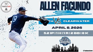 Allen Facundo Vs. Clearwater Threshers 4/8/25