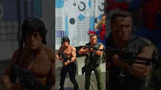 una parte de mi colección de figuras de acción rambo y comando de la marca neca #toys #actionfigures