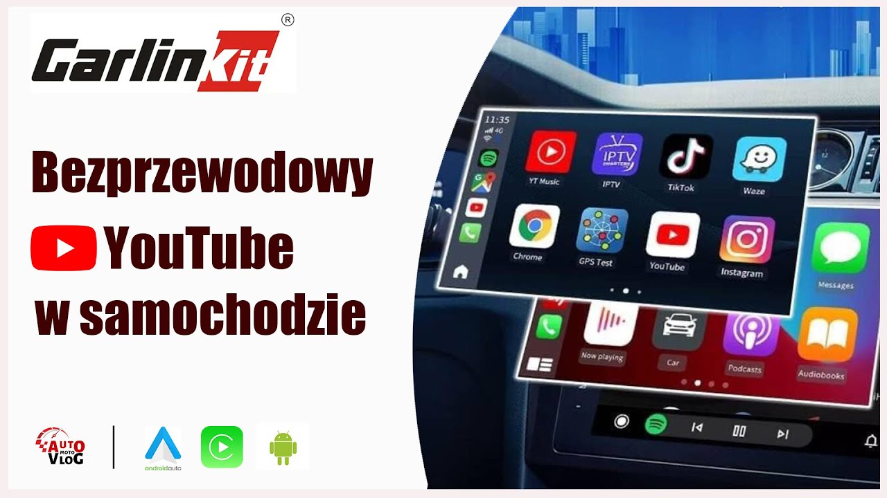 Bezprzewodowe Android Auto, CarPlay i... YouTube! | Carlinkit Tbox Plus