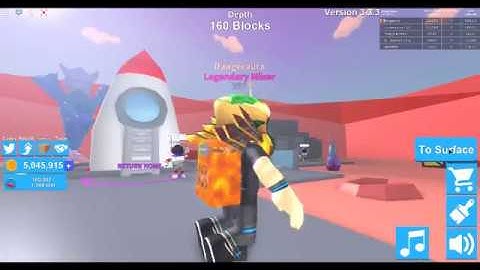 Roblox Mining Simulator | Space In Fewer Than 500k Blocks