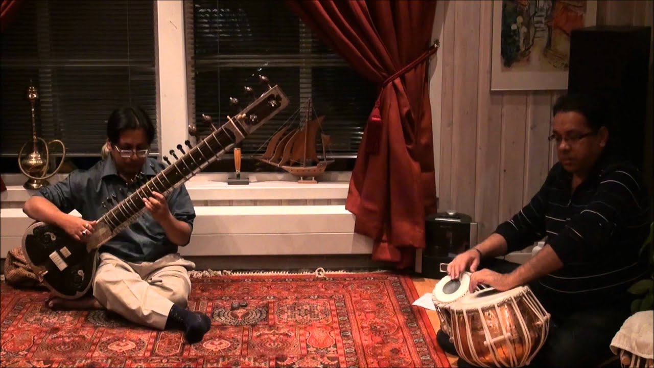 KhansStrings Akmal Khan on Tabla Partha Pratiam Roy on Sitar played A