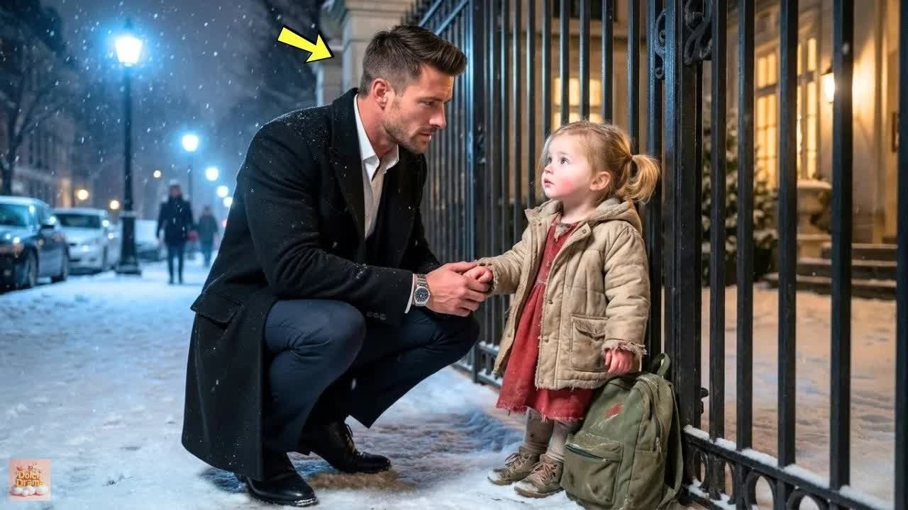 La bimba disse： ＂Signore, mamma non è tornata ieri notte   ＂ Il CEO la seguì nella neve !