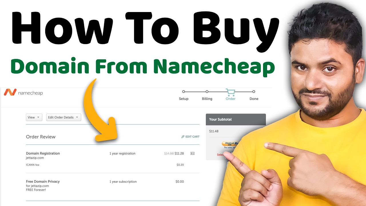 How to Buy a Domain from Namecheap - YouTube