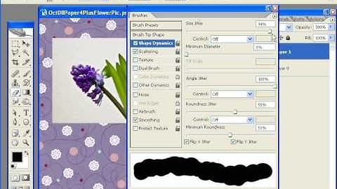 Digital Scrapbooking Tutorial - DeckleBrush