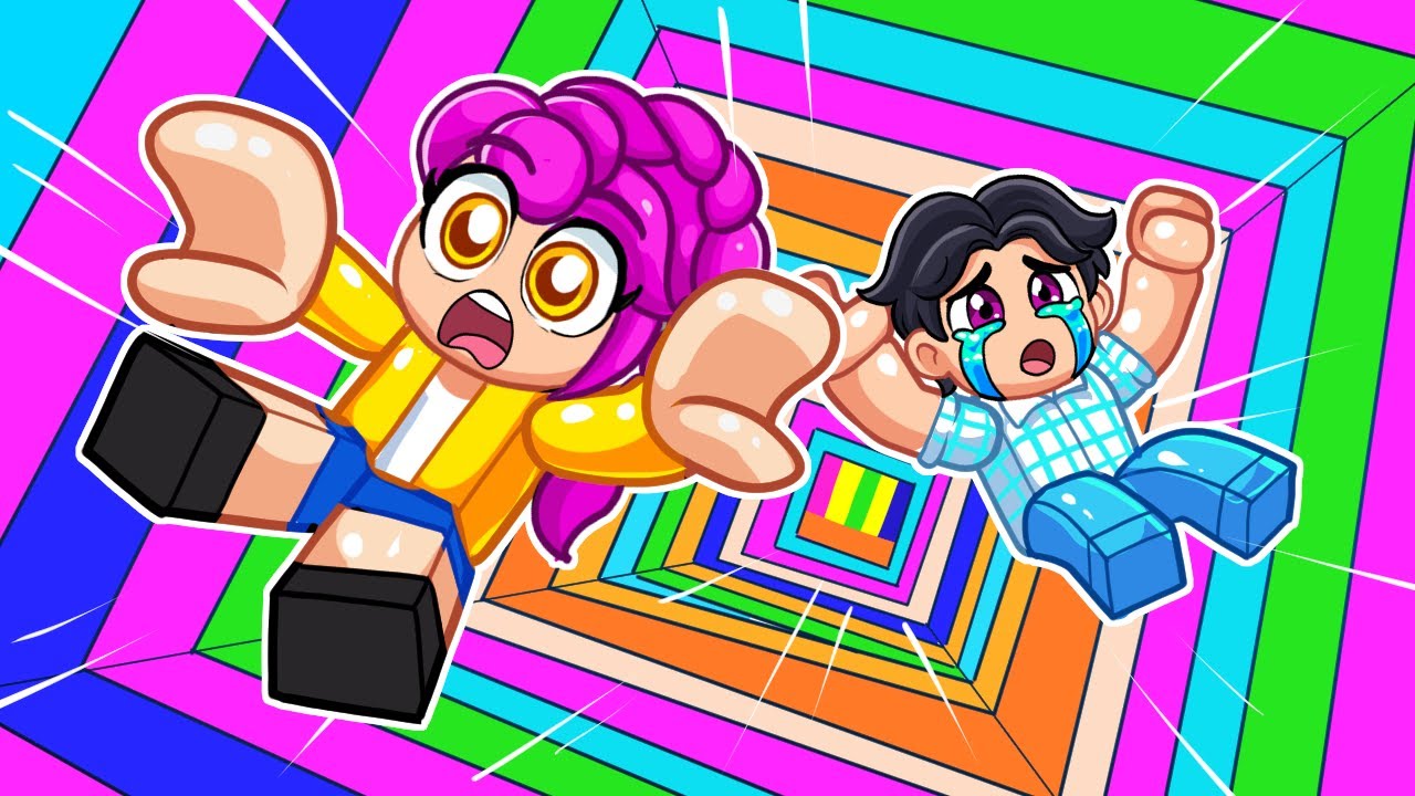 Rumi & Jinu CANT STOP FALLING in ROBLOX! (Kpop Demon Hunters)