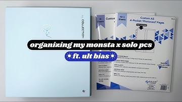 ☼ organizing my monsta x solo pcs ☀︎ ft. ult bias ☼