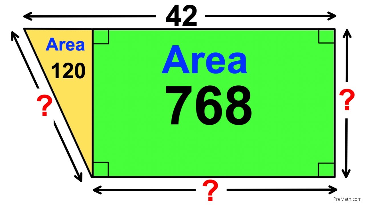 Elementary geometry: Calculate the unknown side lengths of Trapezoid, Trapezium, and important geome