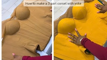 DIY: HOE NAAI JE EEN 3-DELIG KORSETBLOUSE #corset