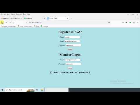 Flask Xampp Simple Login System