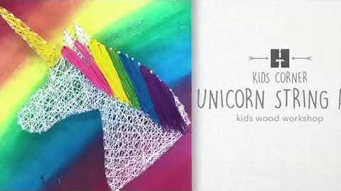 Unicorn String Art