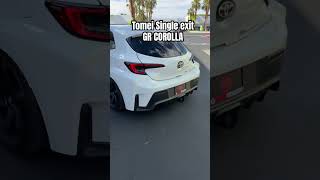 Tomei Single Exit For The Gr Corolla